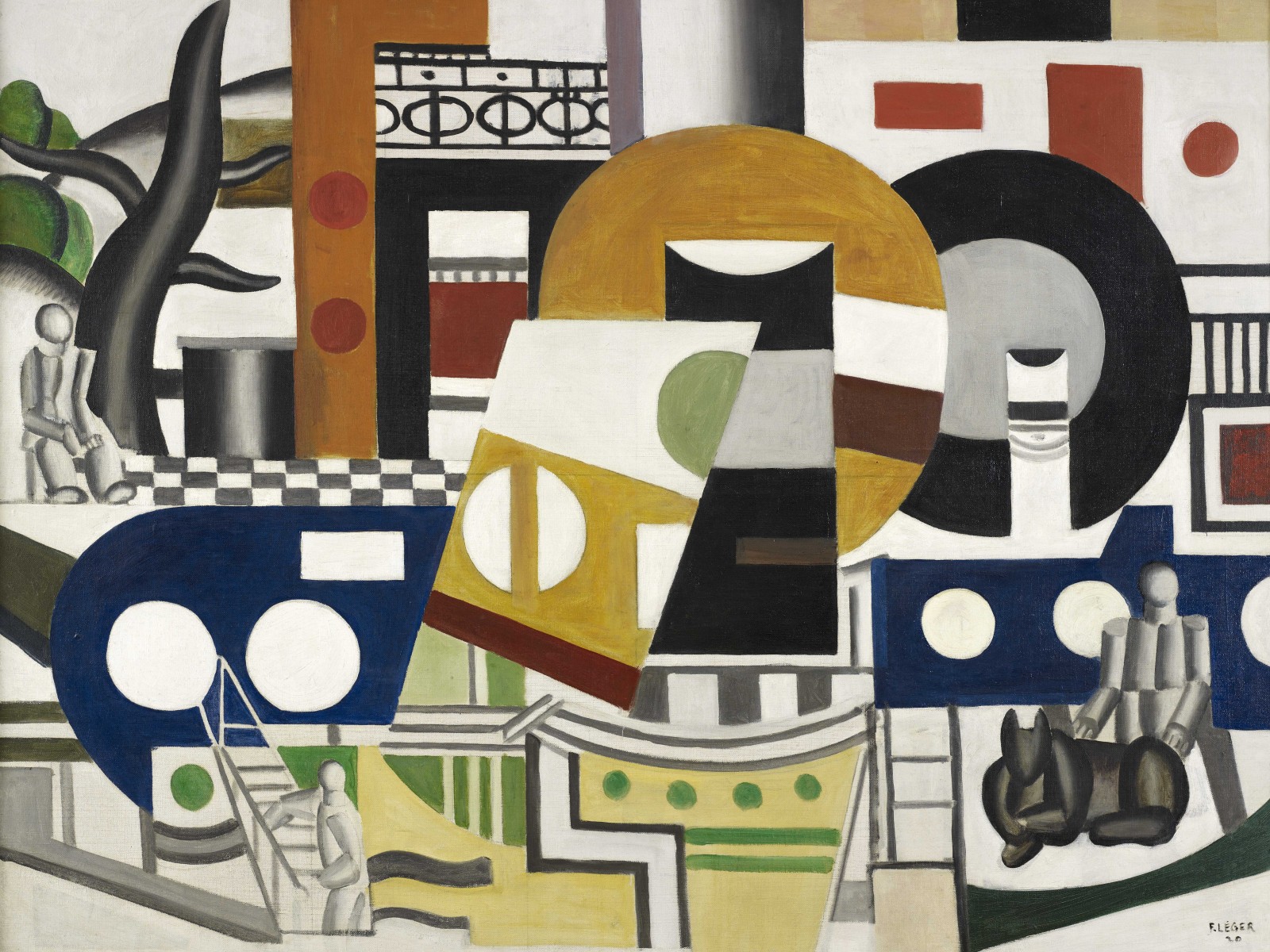16.Fernand LEGER, Le Remorqueur ©Cliché du Musée de Grenoble  J.L. Lacroix ©ADAGP, Paris 2025