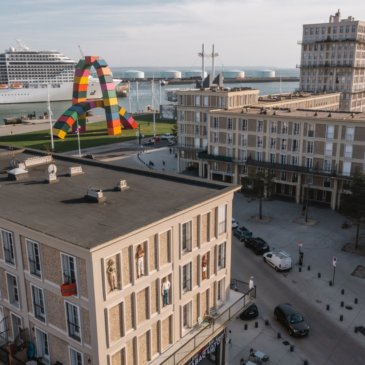 Façades des immeubles Perret