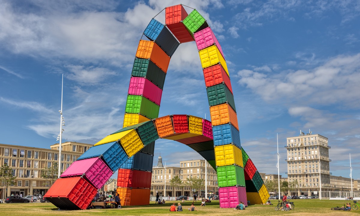 Catène de containers